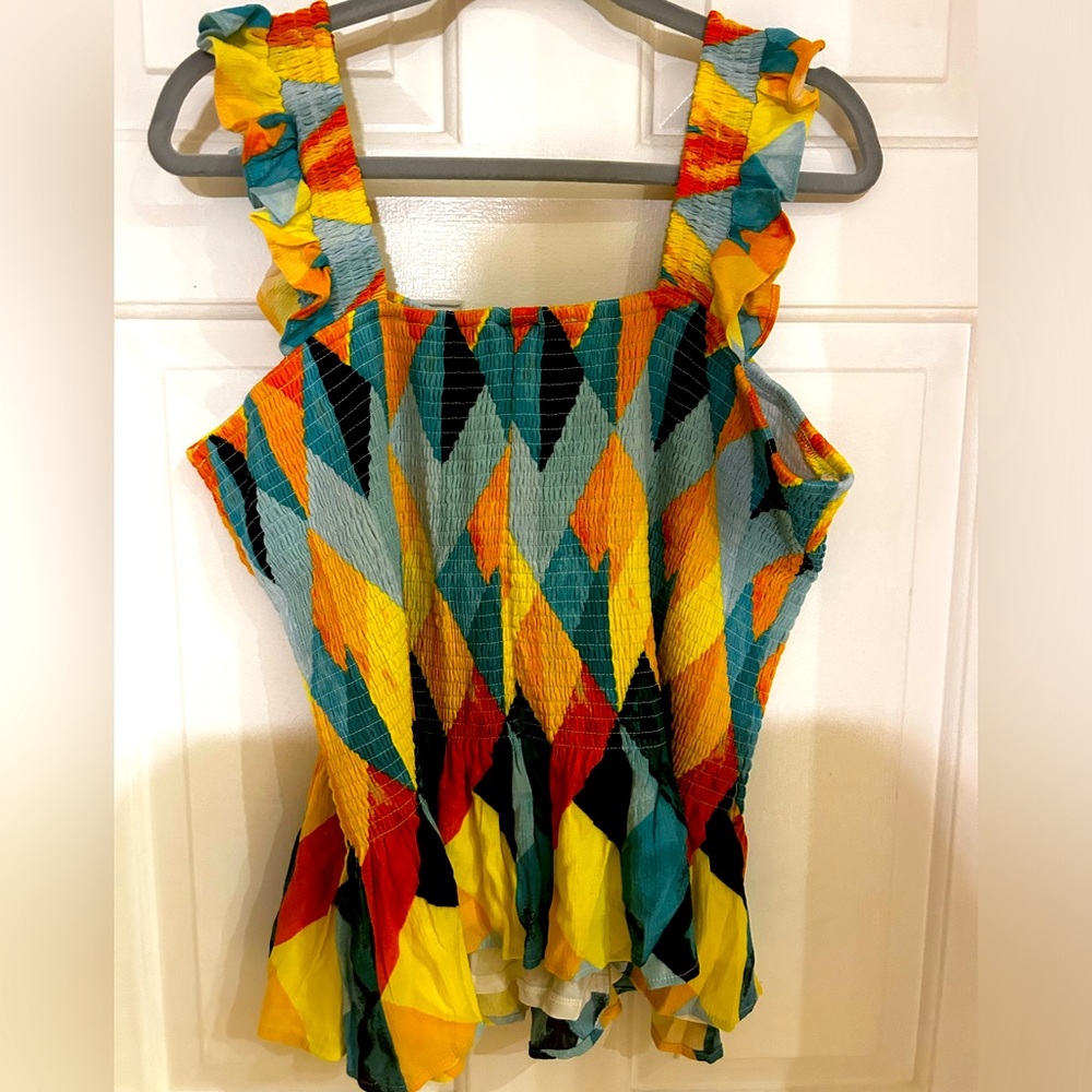 Torrid Size 3 multi color sleeveless top